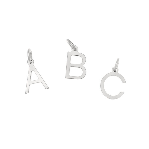 CU Jewellery – Bokstavsberlock, A-Z silver