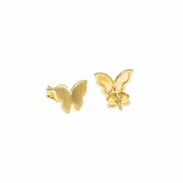 CU Jewellery – Butterfly örhängen, guld