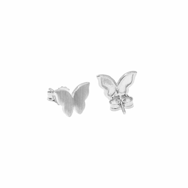 CU Jewellery – Butterfly örhängen, silver