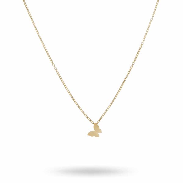 CU Jewellery – Butterfly halsband, guld