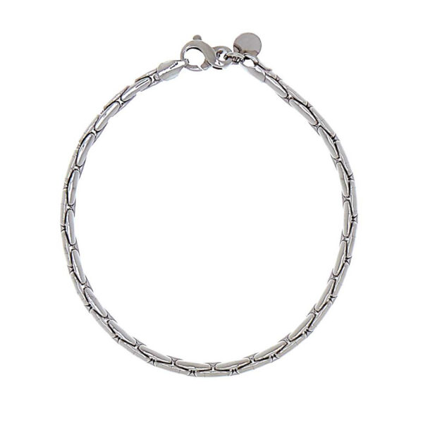 CU Man – Bear Plain armband, silver