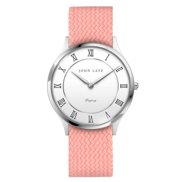 John Late – Legacy Silver Klocka, Perlon 36, silver