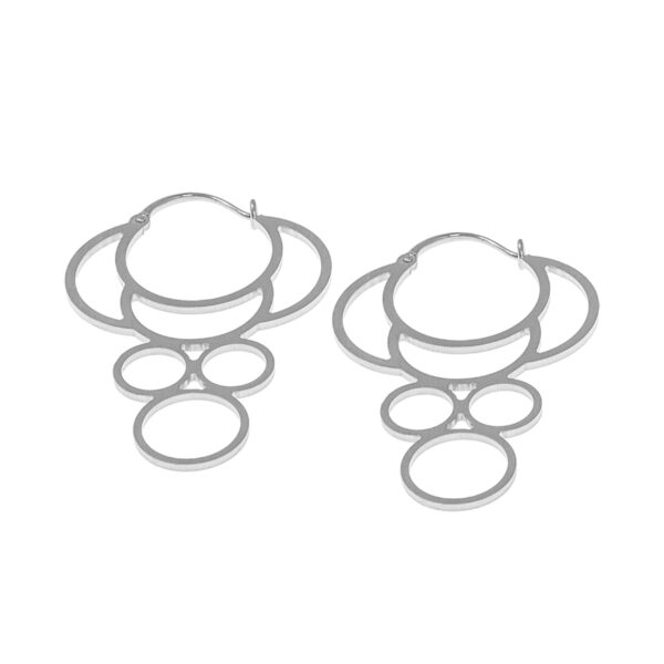 CU Jewellery – Sun örhängen, silver