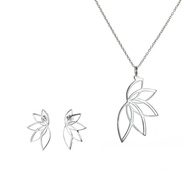 Anna & Deià – Lotus Set, silver