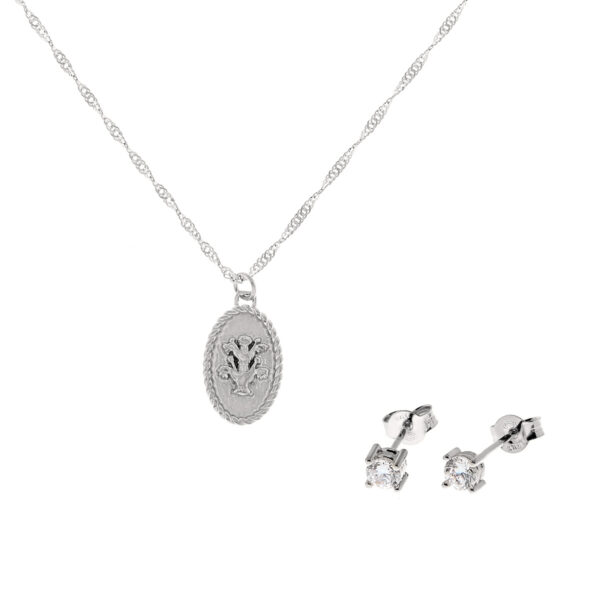 CU Jewellery – Two Flower Set, silver