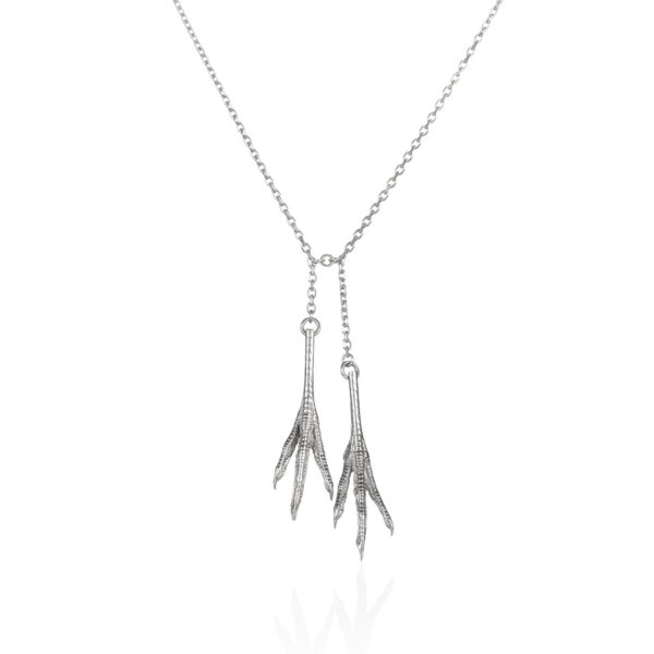 David&Martin – Chicken Feet Halsband, silver