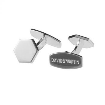David&Martin – Cell Manschettknappar, silver