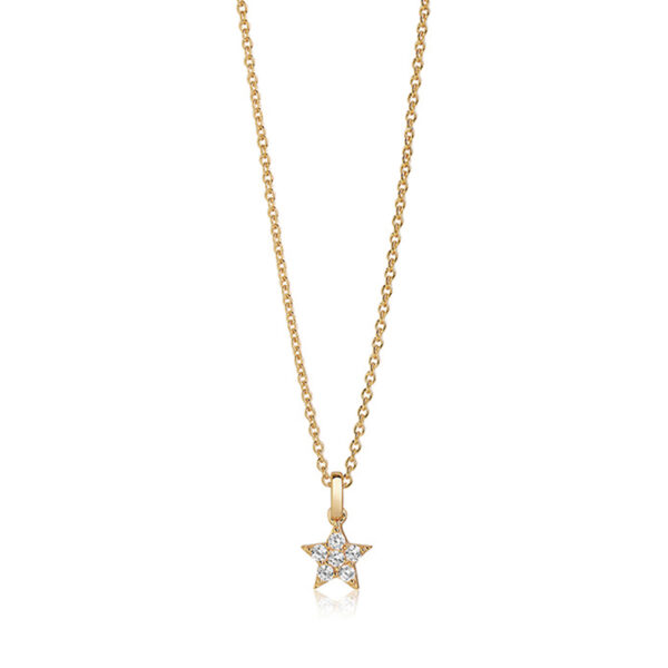 Sif Jakobs - Mira Halsband, guld/kristall