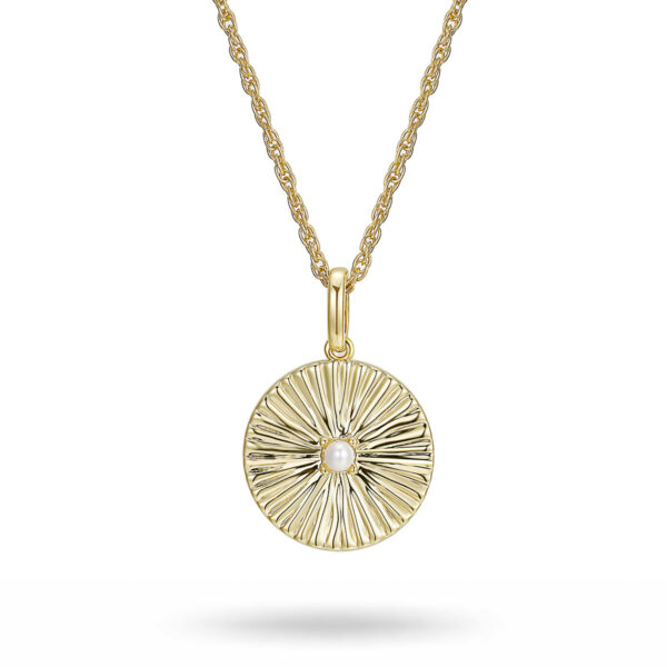 Pantolin Bagatelle - Pleated halsband, guld