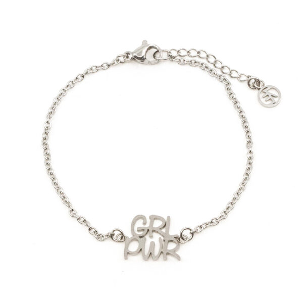 Seven East - GRL  PWR  2.0 Armband, Silver