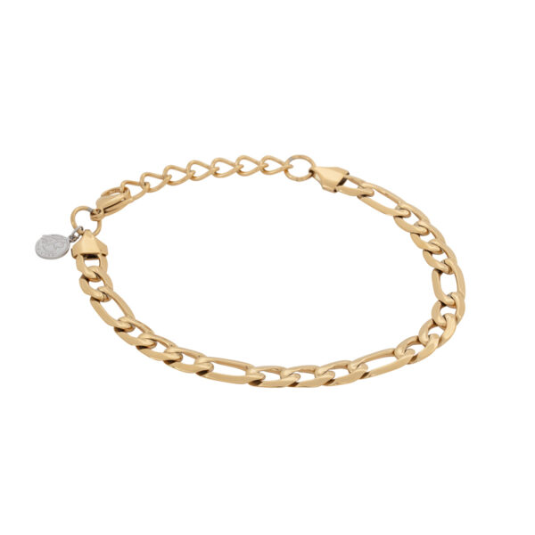 By Billgren – Armband figaro, guld