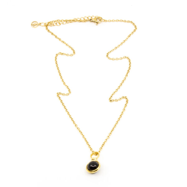 Seven East – Beads Single Halsband, Svart