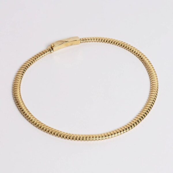 CORNELIA WEBB – MOLDED PIPE HALSBAND, GULD