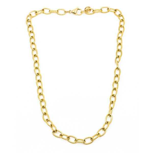 Seven East – Bigger Chain halsband, guld