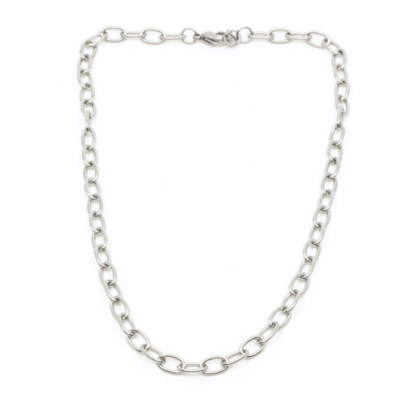 Seven East – Bigger Chain halsband, stål