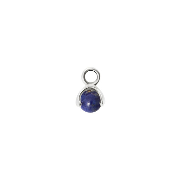 CU Jewellery - Letters stone 9 lapis, hänge, silver