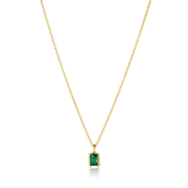 Sif Jakobs - ROCCANOVA PICCOLO NECKLACE, grön/guld