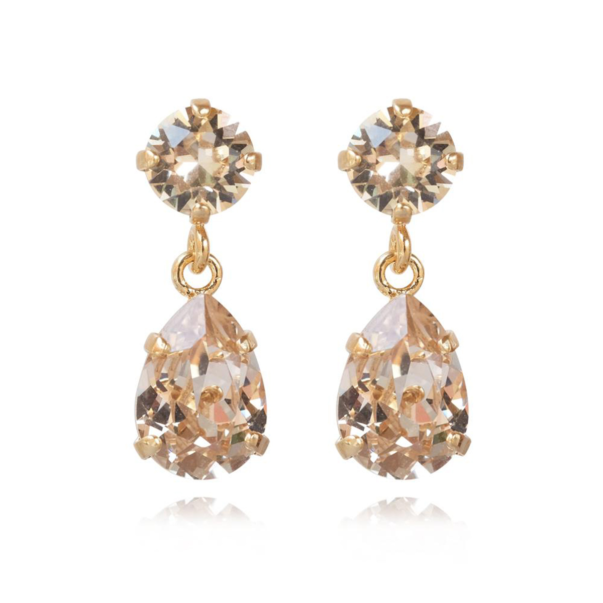 100000100319 Mini Drop Örhängen Guld | Silke