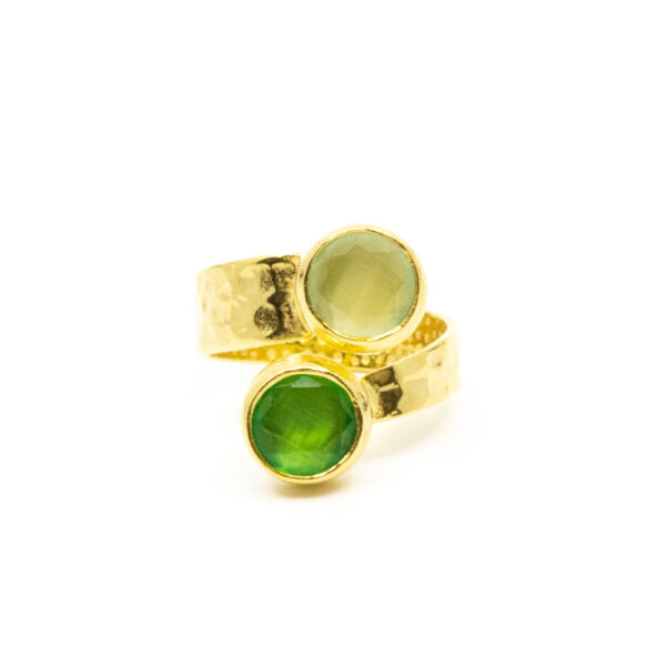 Double Tau Ring Grön