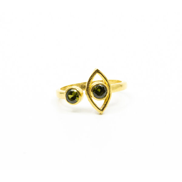 Eye Gazing Ring Grön