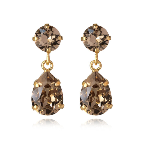 Mini Drop Örhängen Guld | Greige