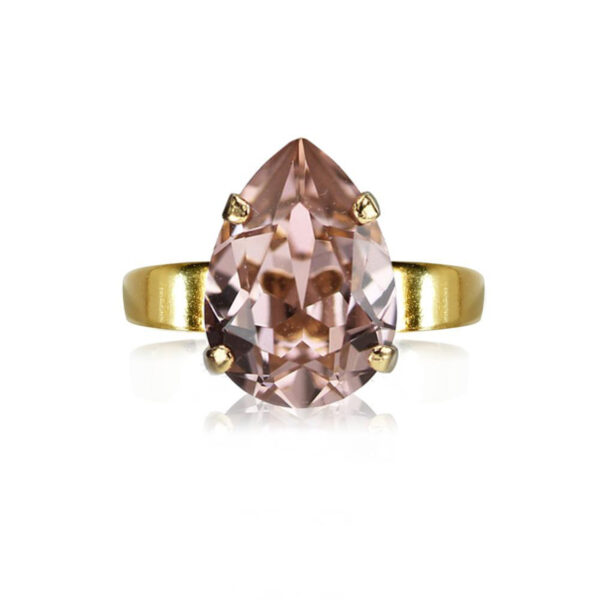 Caroline Svedbom - Mini Drop Ring Guld | Vintage Rose